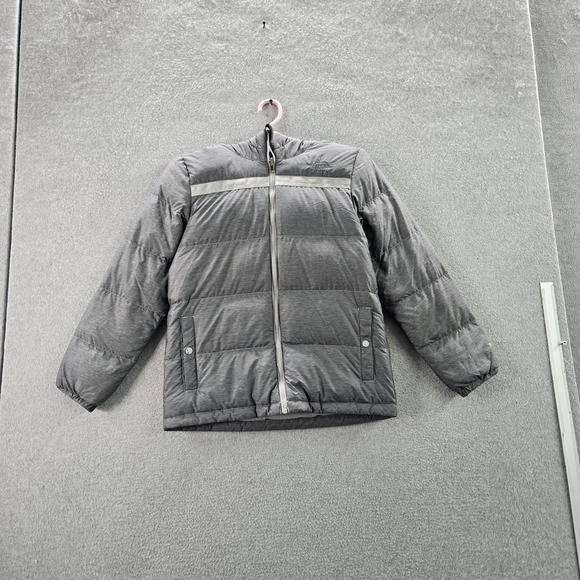 The North Face Boy Jacket L Gray Nylon Down Puffer ForesterReverisble